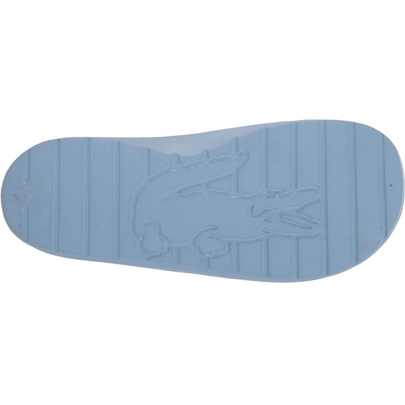 Lacoste Men's Croco Slide Sandal Light Blue size 12 - Picture 10 of 10